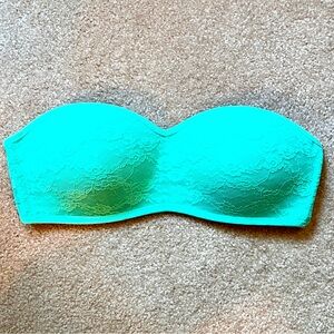 PINK by Victorias Secret L, strapless Bandeau with slight push up, molded cups